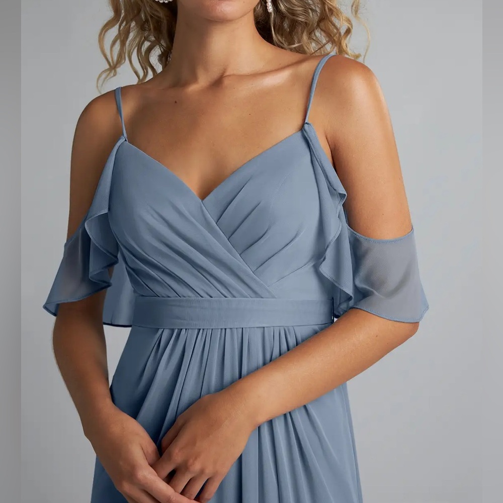 Azazie Fiena SIZE 4A TWILIGHT BLUE